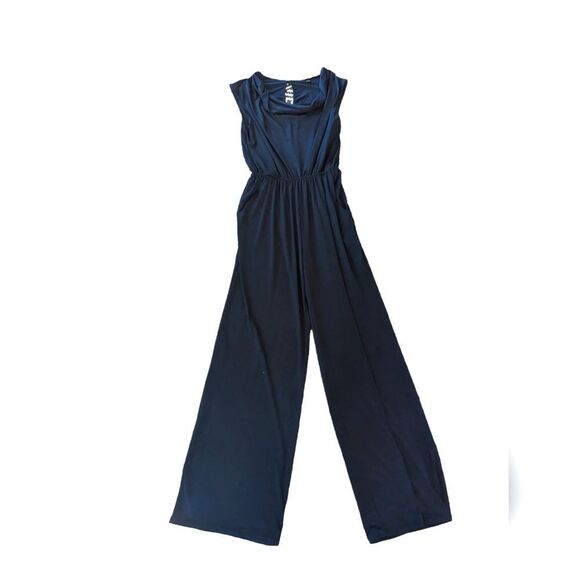 🛍️Espresso Navy Blue Romper Size Large - Picture 1 of 4